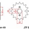 800Wx800H-3042554-5 JT Chain Kit 428HDR 14/45 Reinforced - Standard Rear Sprocket