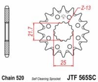 800Wx800H-3042556-4 JT Chain Kit 520HDS 14/48 Super-Reinforced - Ultra-Light Self-Cleaning Rear Sprocket