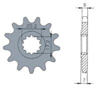 800Wx800H-3042559-4 JT Chain Kit 420HDR 12/52 Reinforced - Standard Rear Sprocket