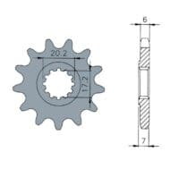 800Wx800H-3042560-4 JT Chain Kit 420HDR 13/52 Reinforced - Standard Rear Sprocket