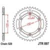 800Wx800H-3042590-2 JT Chain Kit 520X1R 14/45 Reinforced - Standard Rear Sprocket