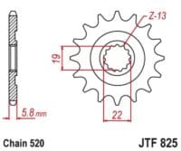 800Wx800H-3042600-5 JT Chain Kit 520X1R 13/50 Reinforced - Standard Rear Sprocket