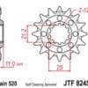 800Wx800H-3042610-5 JT Chain Kit 520X1R 13/48 Reinforced - Standard Rear Sprocket