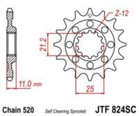 800Wx800H-3042621-5 JT Chain Kit 520HDS 14/50 Super-Reinforced - Ultra-Light Self-Cleaning Rear Sprocket