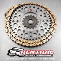 RENTHAL Chain Kit 520R3 13/52 Reinforced - Ultra-Light Self-Cleaning Rear Sprocket