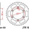 JT/JT Kettingkit 420HDR 12/52 (Geen OEM-verhouding) Versterkt - Standaard staal achtertandwiel