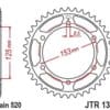 JT/JT Kettingkit 520X1R3 14/40 Standaard - Standaard achtertandwiel