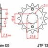 JT/JT Kettingkit 520X1R3 14/40 Standaard - Standaard achtertandwiel