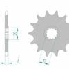 800Wx800H-3065288-2 AFAM Kettingkit A420M 11/60 - Standaard achtertandwiel 54105