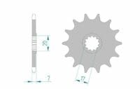 800Wx800H-3065288-2 AFAM Kettingkit A420M 11/60 - Standaard achtertandwiel 54105