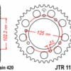 800Wx800H-3065292-2 JT/JT Kettingkit 420HDR 11/59 standaard - Standaard achtertandwiel 1132