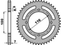 800Wx800H-3065973-2 EK/PBR Kettingkit 428SHDR 14/50 - standaard Achtertandwiel