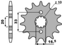 EK/PBR Kettingkit 520M3 13/48 - Ultralicht Achtertandwiel