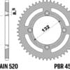 EK/PBR Kettingkit 520MRD7 12/48 - standaard Achtertandwiel