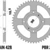 EK/PBR Kettingkit 428ZVX 14/42 - standaard Achtertandwiel