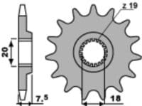 800Wx800H-3066171-3 EK/PBR Kettingkit 520SRX2 13/49 - standaard Achtertandwiel