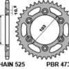 800Wx800H-3066480-2 EK/PBR Kettingkit 525SRX2 15/43 - standaard Achtertandwiel