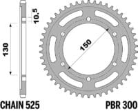 800Wx800H-3066774-2 EK/PBR Kettingkit 525SRX2 15/47 - standaard Achtertandwiel