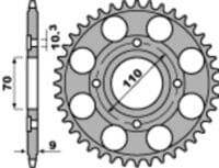 800Wx800H-3066794-2 EK/PBR Kettingkit 520SRX2 16/36 - standaard Achtertandwiel