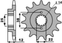 800Wx800H-3066886-3 EK/PBR Kettingkit 520SRX2 15/38 - standaard Achtertandwiel