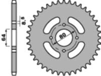 800Wx800H-3066903-2 EK/PBR Kettingkit 428DEH 14/45 - standaard Achtertandwiel