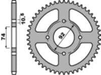EK/PBR Kettingkit 530SRX2 16/39 - standaard Achtertandwiel