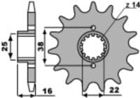 800Wx800H-3066937-3 EK/PBR Kettingkit 525SRX2 15/42 - standaard Achtertandwiel