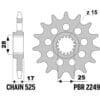 800Wx800H-3067180-3 EK/PBR Kettingkit 525ZVX3 15/41 - standaard Achtertandwiel