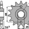 EK/PBR Kettingkit 525ZVX3 17/40 - standaard Achtertandwiel