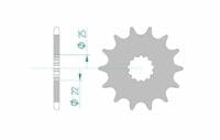 AFAM Kettingkit 520XMR3 15/37 Standaard - Standaard achtertandwiel