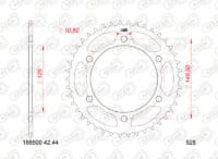 800Wx800H-3067722-2 AFAM Kettingkit 525XMR3 14/44 Superverstevigd - Standaard achtertandwiel