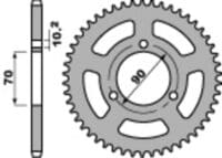 EK/PBR Kettingkit 420SR 15/45 - Standaard achtertandwiel