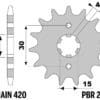 EK/PBR Kettingkit 420SR 15/45 - Standaard achtertandwiel