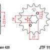 800Wx800H-3067811-3 EK/JT Kettingkit 420SH 11/53 - standaard achtertandwiel