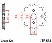 800Wx800H-3067819-3 EK/JT Kettingkit 420SH 11/37 - standaard achtertandwiel