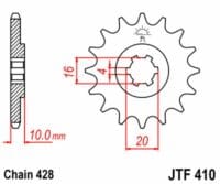 800Wx800H-3067841-3 EK/JT Kettingkit 428ZVX 14/48 - standaard achtertandwiel