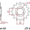 EK/JT Kettingkit 520SRX2 16/47 - standaard achtertandwiel