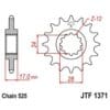 800Wx800H-3067939-3 EK/JT Kettingkit 525SRX2 15/43 - standaard achtertandwiel