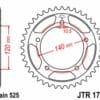 EK/JT Kettingkit 525SRX2 16/48 - standaard achtertandwiel