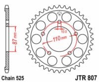 800Wx800H-3067956-2 EK/JT Kettingkit 525SRX2 15/45 - standaard achtertandwiel