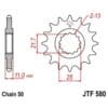 EK/JT Kettingkit 530SRX2 16/48 - standaard achtertandwiel