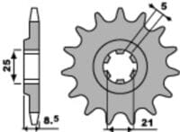 800Wx800H-3068158-3 EK/PBR Kettingkit 520SRX2 15/48 - standaard achtertandwiel