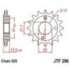 800Wx800H-3068328-3 EK/JT Kettingkit 525SRX2 15/47 - standaard achtertandwiel