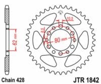 EK/JT Kettingkit 428ZVX 14/50 - standaard achtertandwiel