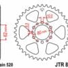 EK/JT Kettingkit 520SRX2 16/46 - standaard achtertandwiel