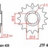 800Wx800H-3068471-3 EK/JT Kettingkit 428ZVX 16/53 - standaard achtertandwiel