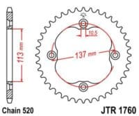 800Wx800H-3068485-2 EK/JT Kettingkit 520SRX2 14/40 - standaard achtertandwiel