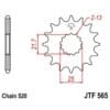 EK/JT Kettingkit 520SRX2 15/46 - standaard achtertandwiel