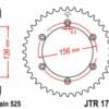 800Wx800H-3068507-2 EK/JT Kettingkit 525SRX2 15/43 - standaard achtertandwiel