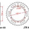 EK/JT Kettingkit 428ZVX 16/50 - standaard achtertandwiel